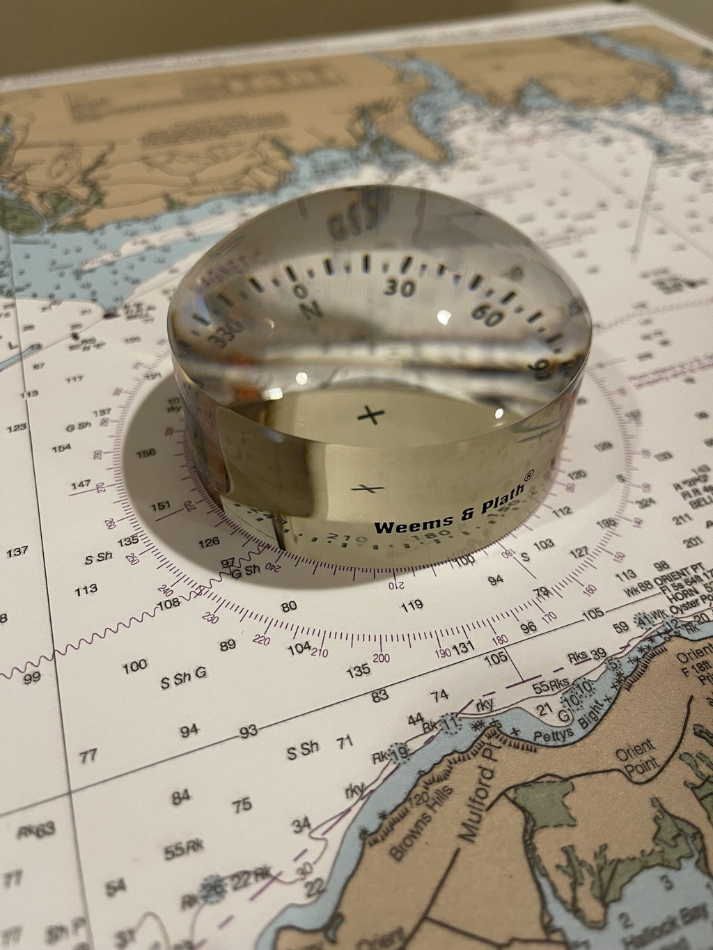 Crystal Magnifier (4x) with Compass Rose image 3