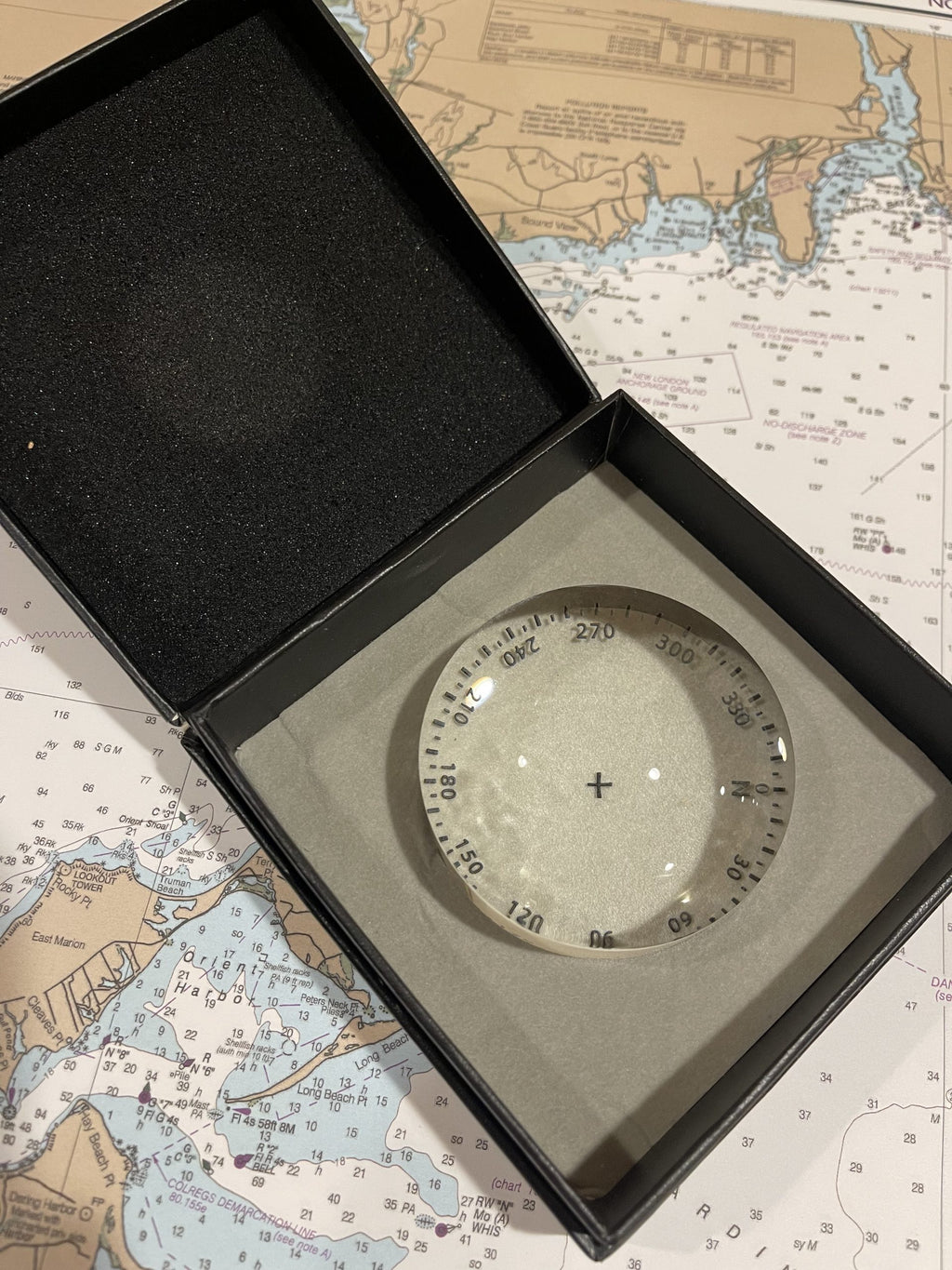 Crystal Magnifier (4x) with Compass Rose image 0